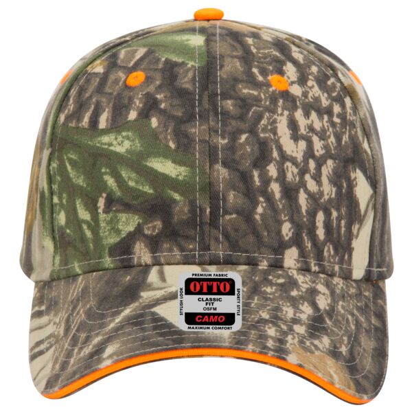 OTTO CAP Camouflage 6 Panel Low Profile Baseball Cap Thumbnail
