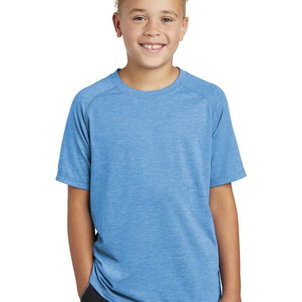 Youth PosiCharge ® Tri Blend Wicking Raglan Tee Thumbnail
