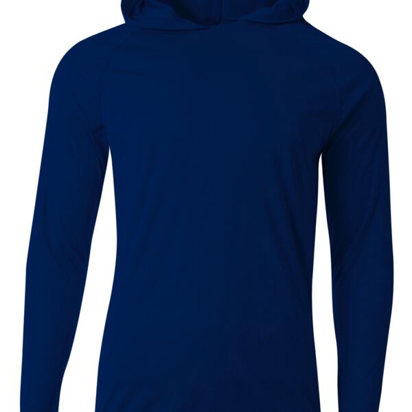 Cooling Performance Long Sleeve Hooded Tee - N3409 Thumbnail
