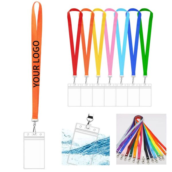 Lanyard Clear ID Badge Holder Thumbnail