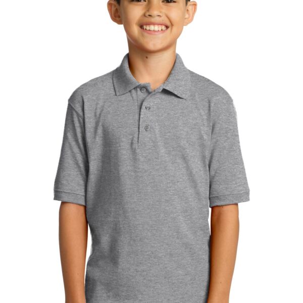 Port & Company Youth Core Blend Jersey Knit Polo KP55Y Thumbnail