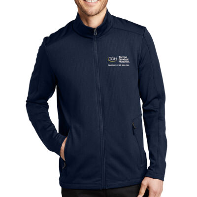 Logo Only - Grid Fleece Jacket Thumbnail