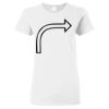 Heavy Cotton Women's Short Sleeve Gildan T-Shirt Thumbnail