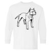 Heavy Cotton Youth Long Sleeve Gildan T-Shirt 5400B Thumbnail