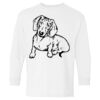 Heavy Cotton Youth Long Sleeve Gildan T-Shirt 5400B Thumbnail