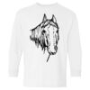 Heavy Cotton Youth Long Sleeve Gildan T-Shirt 5400B Thumbnail