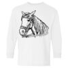Heavy Cotton Youth Long Sleeve Gildan T-Shirt 5400B Thumbnail