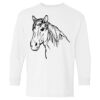 Heavy Cotton Youth Long Sleeve Gildan T-Shirt 5400B Thumbnail