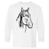 Heavy Cotton Youth Long Sleeve Gildan T-Shirt 5400B Thumbnail