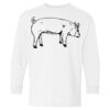 Heavy Cotton Youth Long Sleeve Gildan T-Shirt 5400B Thumbnail