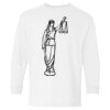 Heavy Cotton Youth Long Sleeve Gildan T-Shirt 5400B Thumbnail
