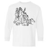 Heavy Cotton Youth Long Sleeve Gildan T-Shirt 5400B Thumbnail