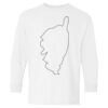 Heavy Cotton Youth Long Sleeve Gildan T-Shirt 5400B Thumbnail