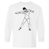 Heavy Cotton Youth Long Sleeve Gildan T-Shirt 5400B Thumbnail