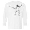 Heavy Cotton Youth Long Sleeve Gildan T-Shirt 5400B Thumbnail