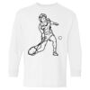Heavy Cotton Youth Long Sleeve Gildan T-Shirt 5400B Thumbnail