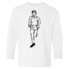 Heavy Cotton Youth Long Sleeve Gildan T-Shirt 5400B Thumbnail
