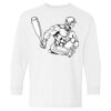 Heavy Cotton Youth Long Sleeve Gildan T-Shirt 5400B Thumbnail