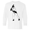 Heavy Cotton Youth Long Sleeve Gildan T-Shirt 5400B Thumbnail