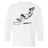 Heavy Cotton Youth Long Sleeve Gildan T-Shirt 5400B Thumbnail