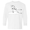 Heavy Cotton Youth Long Sleeve Gildan T-Shirt 5400B Thumbnail