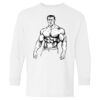 Heavy Cotton Youth Long Sleeve Gildan T-Shirt 5400B Thumbnail