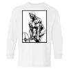 Heavy Cotton Youth Long Sleeve Gildan T-Shirt 5400B Thumbnail
