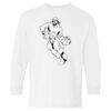 Heavy Cotton Youth Long Sleeve Gildan T-Shirt 5400B Thumbnail