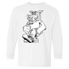 Heavy Cotton Youth Long Sleeve Gildan T-Shirt 5400B Thumbnail