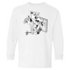 Heavy Cotton Youth Long Sleeve Gildan T-Shirt 5400B Thumbnail