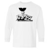 Heavy Cotton Youth Long Sleeve Gildan T-Shirt 5400B Thumbnail