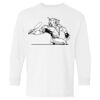 Heavy Cotton Youth Long Sleeve Gildan T-Shirt 5400B Thumbnail