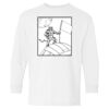 Heavy Cotton Youth Long Sleeve Gildan T-Shirt 5400B Thumbnail