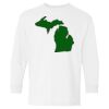 Heavy Cotton Youth Long Sleeve Gildan T-Shirt 5400B Thumbnail