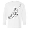 Heavy Cotton Youth Long Sleeve Gildan T-Shirt 5400B Thumbnail