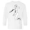 Heavy Cotton Youth Long Sleeve Gildan T-Shirt 5400B Thumbnail