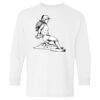 Heavy Cotton Youth Long Sleeve Gildan T-Shirt 5400B Thumbnail