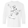 Heavy Cotton Youth Long Sleeve Gildan T-Shirt 5400B Thumbnail