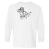 Heavy Cotton Youth Long Sleeve Gildan T-Shirt 5400B Thumbnail