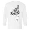 Heavy Cotton Youth Long Sleeve Gildan T-Shirt 5400B Thumbnail