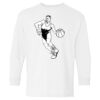 Heavy Cotton Youth Long Sleeve Gildan T-Shirt 5400B Thumbnail