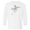 Heavy Cotton Youth Long Sleeve Gildan T-Shirt 5400B Thumbnail
