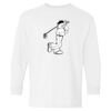 Heavy Cotton Youth Long Sleeve Gildan T-Shirt 5400B Thumbnail