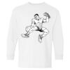 Heavy Cotton Youth Long Sleeve Gildan T-Shirt 5400B Thumbnail
