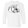 Heavy Cotton Youth Long Sleeve Gildan T-Shirt 5400B Thumbnail