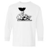 Heavy Cotton Youth Long Sleeve Gildan T-Shirt 5400B Thumbnail