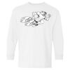Heavy Cotton Youth Long Sleeve Gildan T-Shirt 5400B Thumbnail