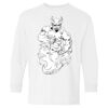 Heavy Cotton Youth Long Sleeve Gildan T-Shirt 5400B Thumbnail