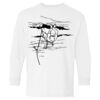 Heavy Cotton Youth Long Sleeve Gildan T-Shirt 5400B Thumbnail