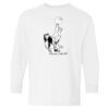 Heavy Cotton Youth Long Sleeve Gildan T-Shirt 5400B Thumbnail